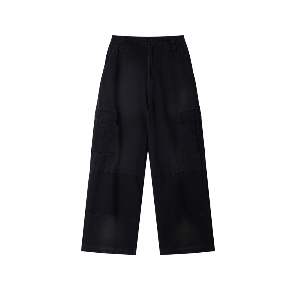 Unisex Sunfade Washed Fleece Cargo Pants