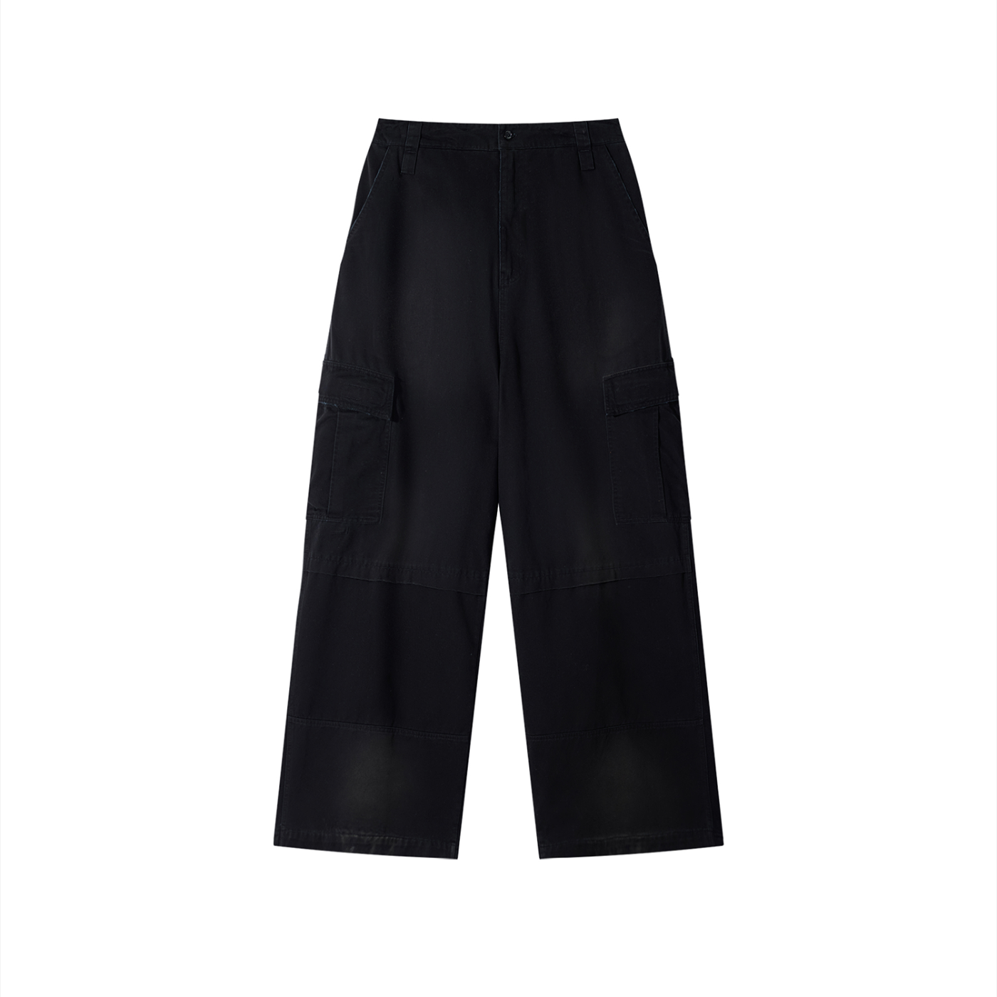 Unisex Sunfade Washed Fleece Cargo Pants