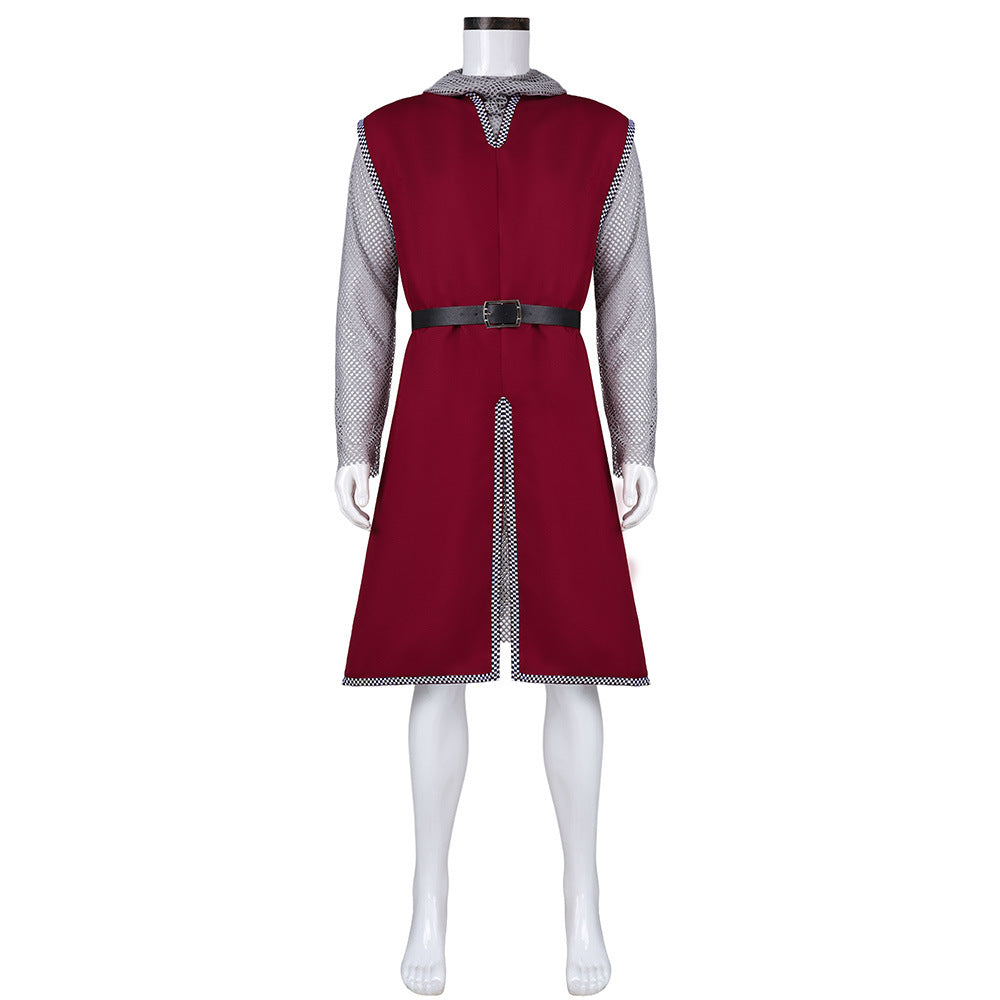 New Medieval Knight Cosplay Costume for Halloween Role Play Warrior Battle Knight Cosplay
