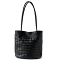 Woven bucket bag single shoulder women's bag