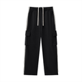 Side Stripe Straight-Leg Pants