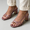 Made to order ships in 3–5 days High heeled open toe buckle strap women's sandals