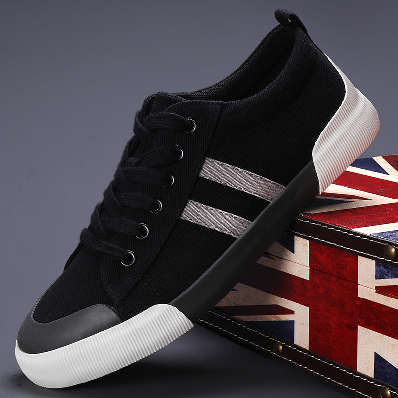 Lightweight breathable versatile casual men's low top flat lace up shoes for men