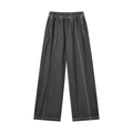 Unisex Vintage Wash Wide Leg Mesh Sweatpants
