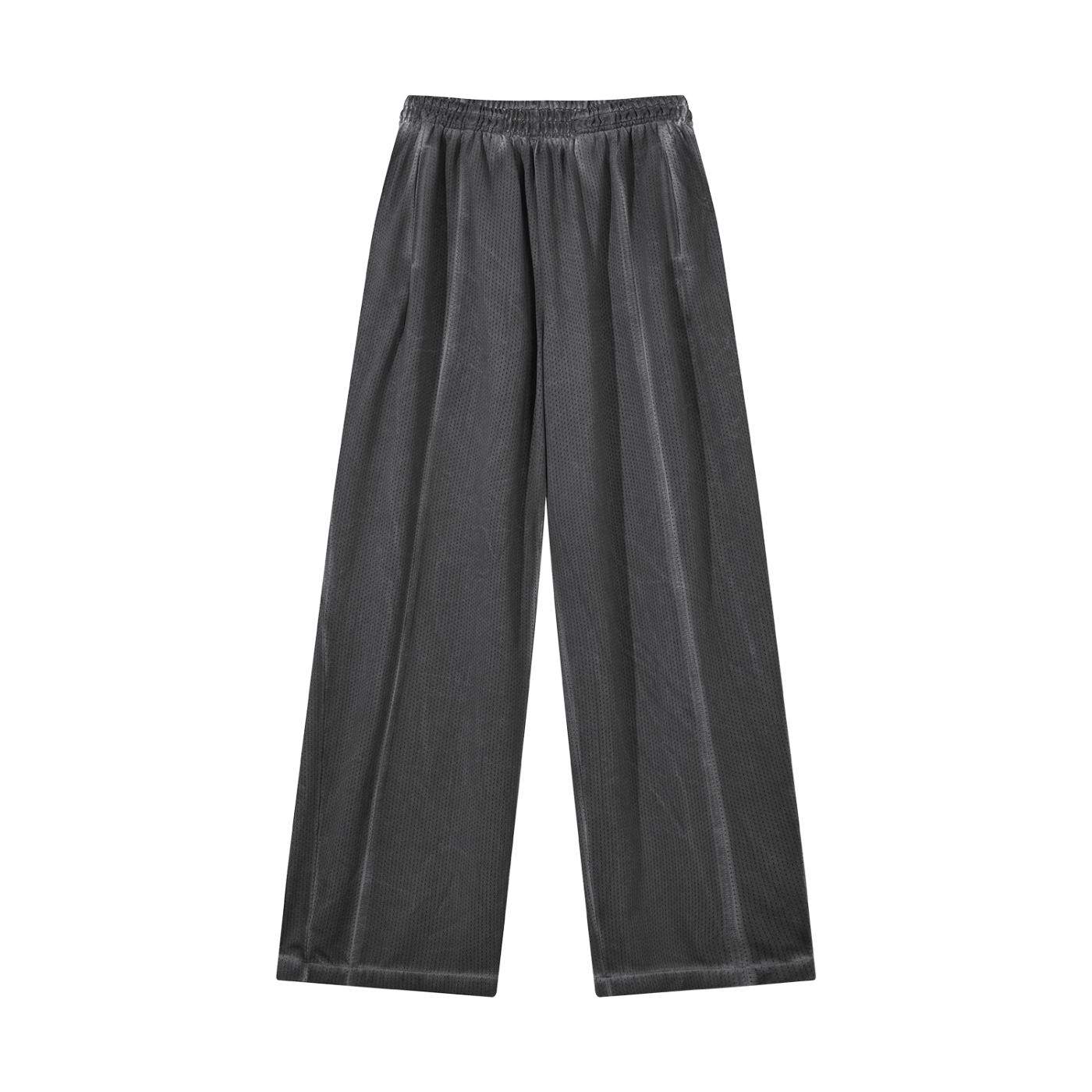 Unisex Vintage Wash Wide Leg Mesh Sweatpants