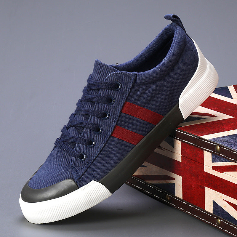 Lightweight breathable versatile casual men's low top flat lace up shoes for men