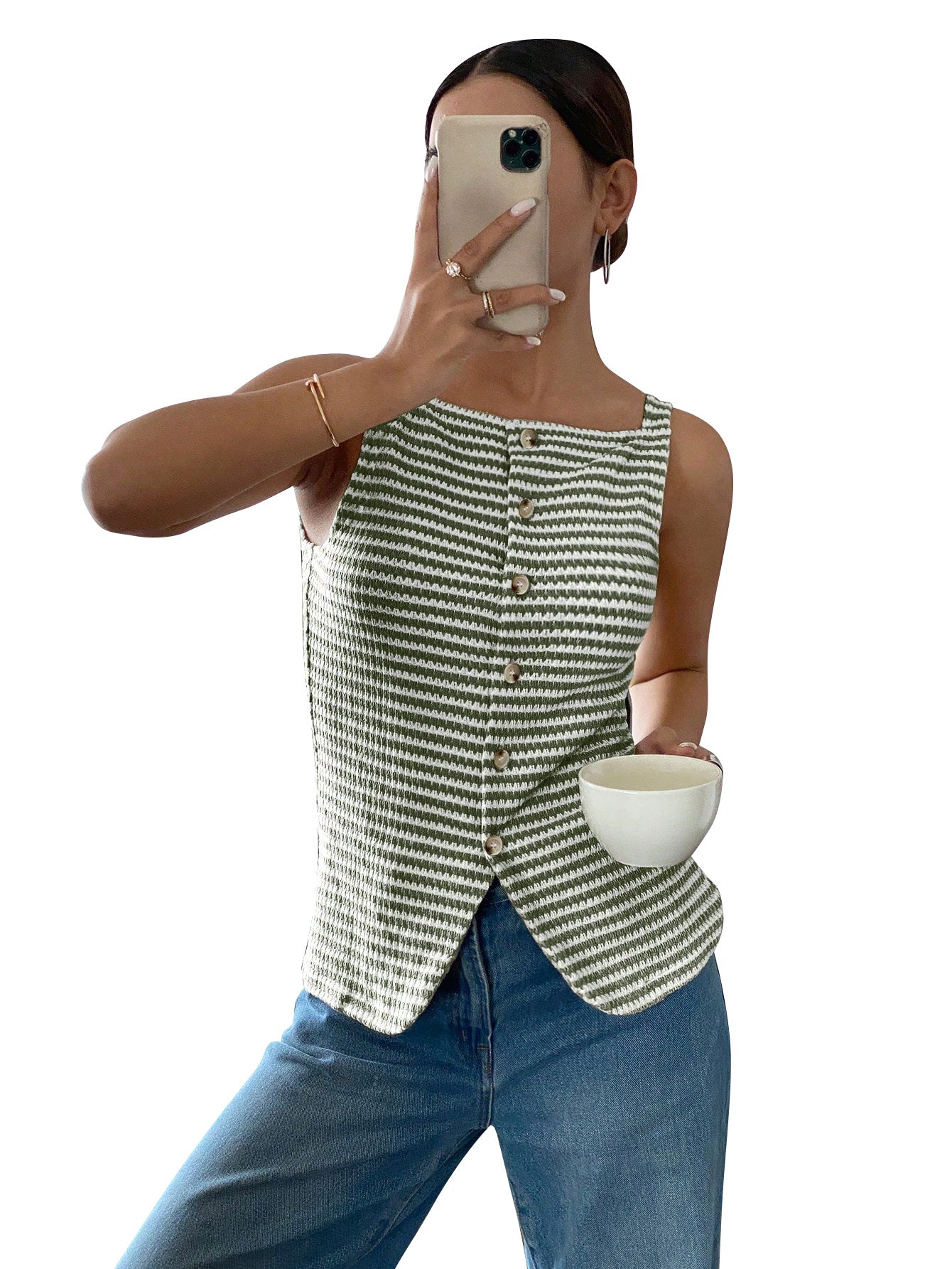 Sleeveless camisole top