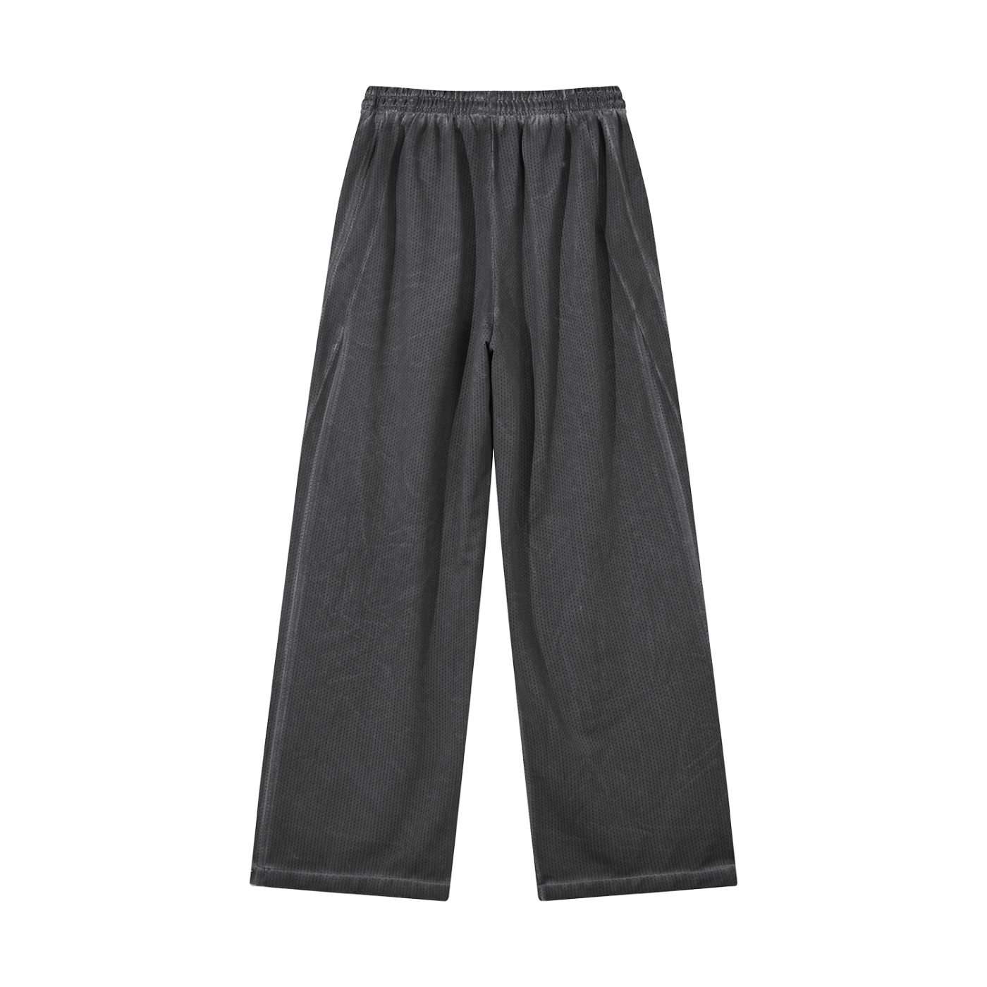 Unisex Vintage Wash Wide Leg Mesh Sweatpants