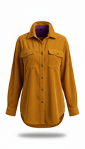 Corduroy Gold Button-Down Shirt