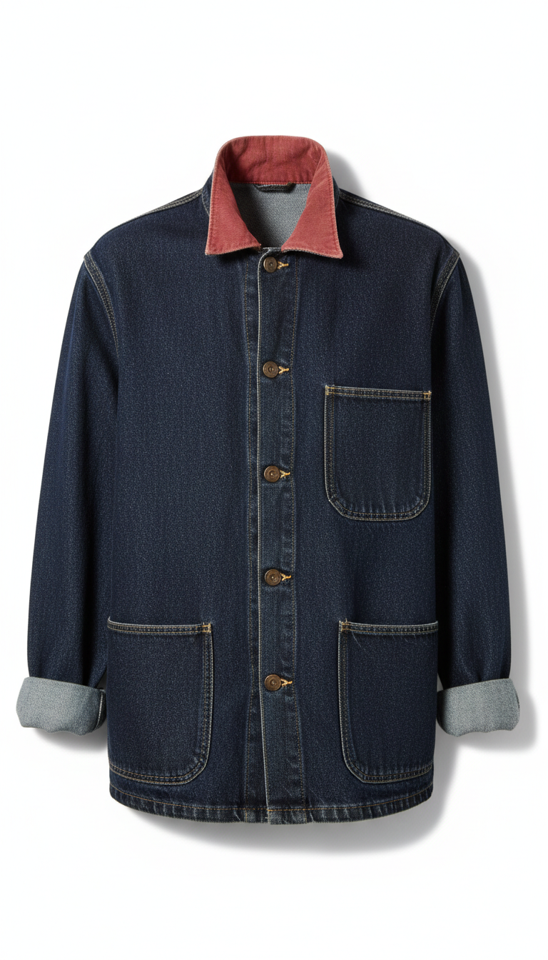 Vintage Denim Chore Jacket