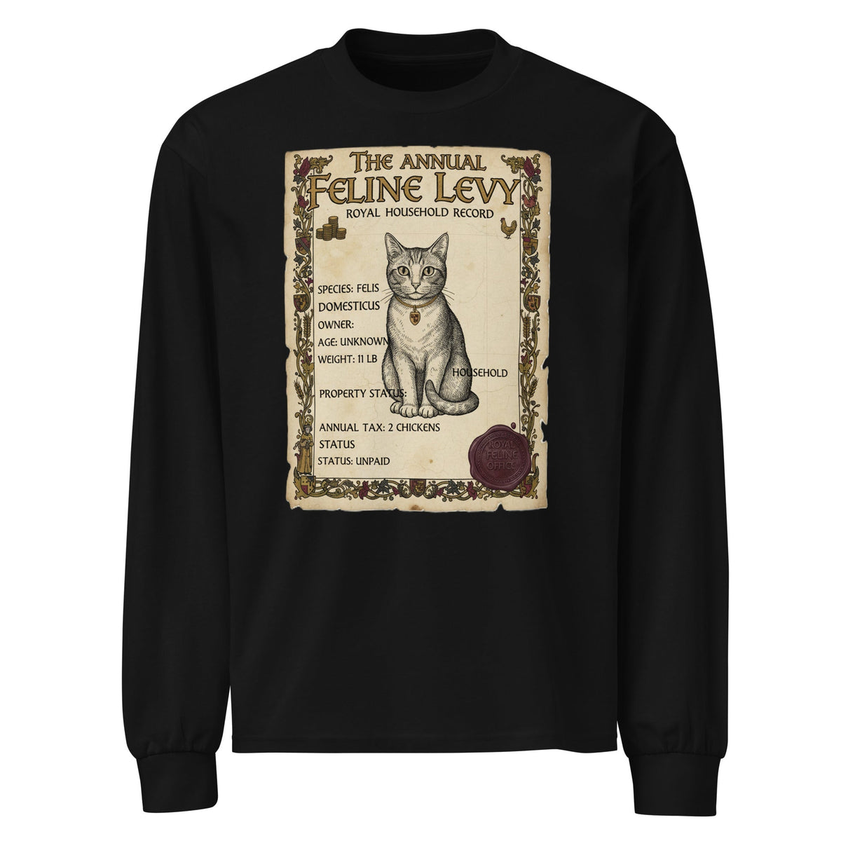 The Annual Feline Levy Long Sleeve — Reclaimed & Co.