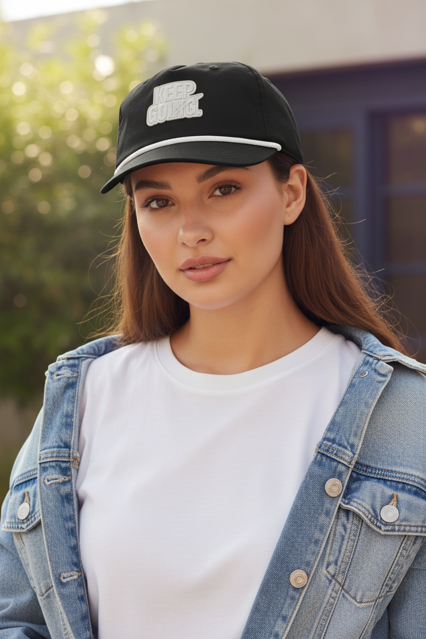Keep Going. Cap – Female Model