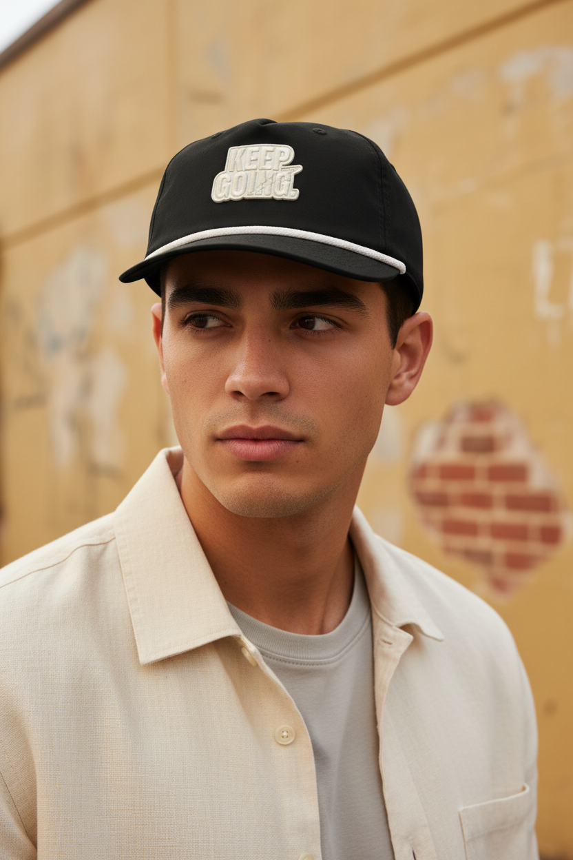 Keep Going. Cap – Male Model