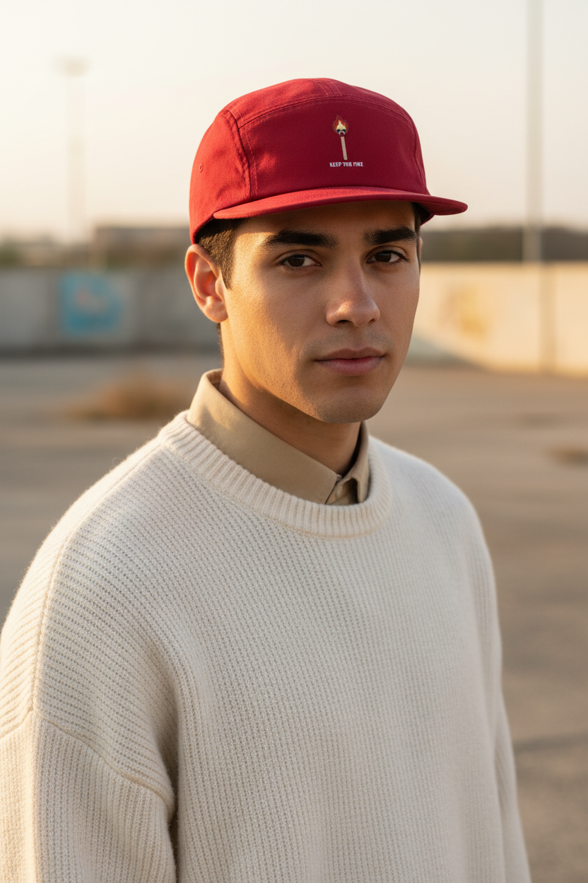 Keep The Fire Cap – Male Red
