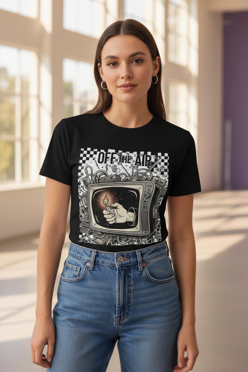 Off the Air Tee – Female Model
