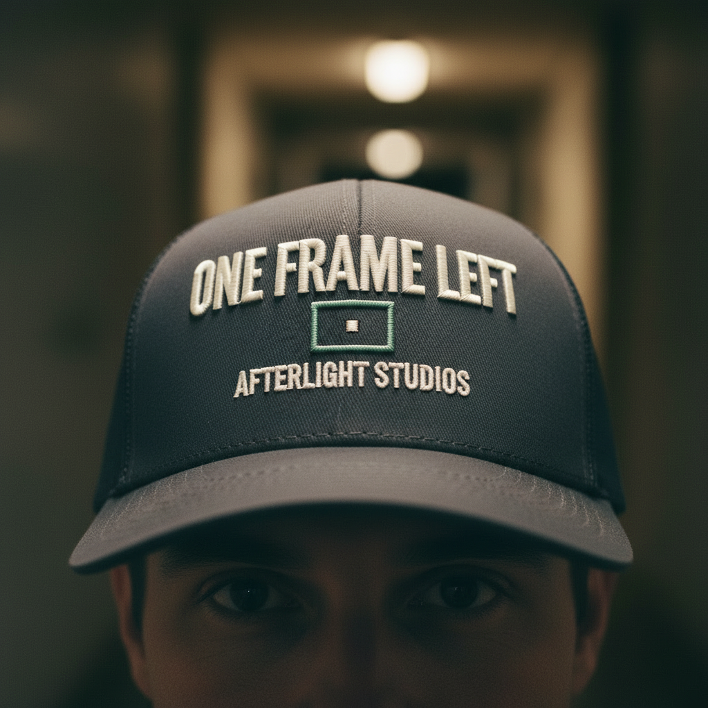 One Frame Left Trucker Cap — Reclaimed & Co. × Afterlight Studios