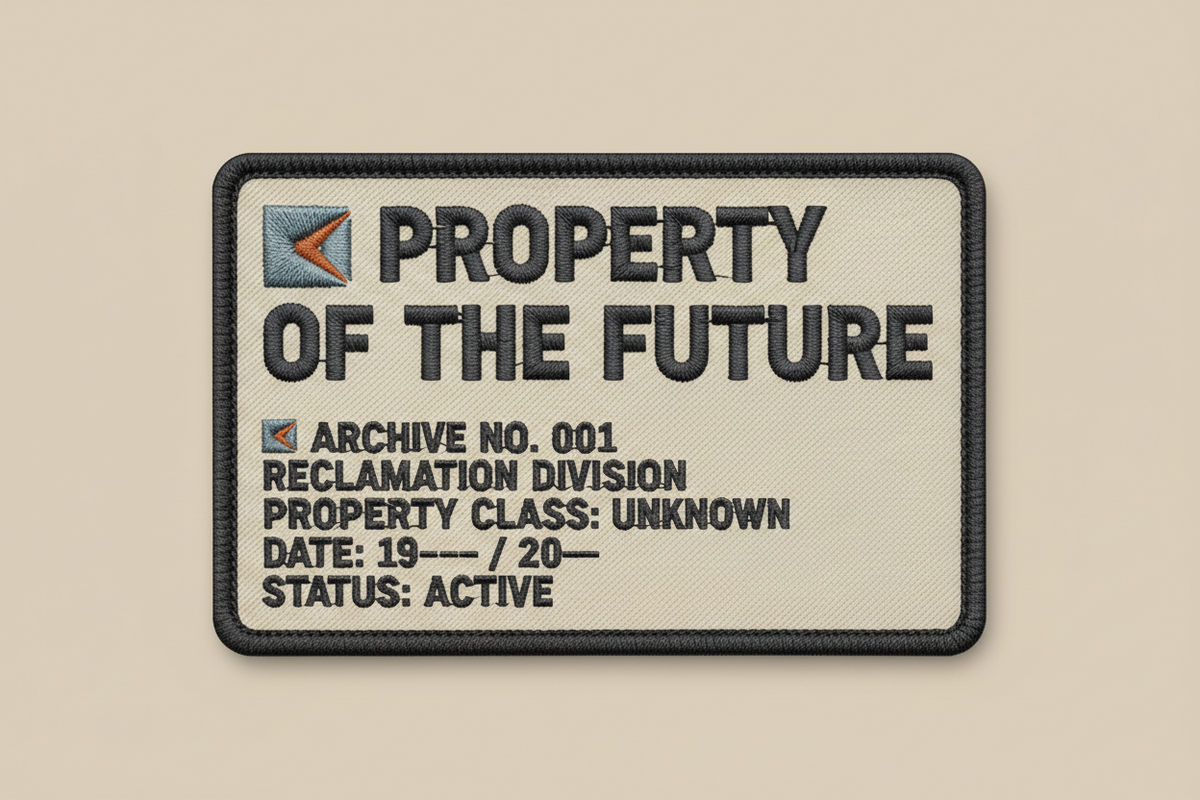 Property of the Future Five Panel Cap — Reclaimed & Co.