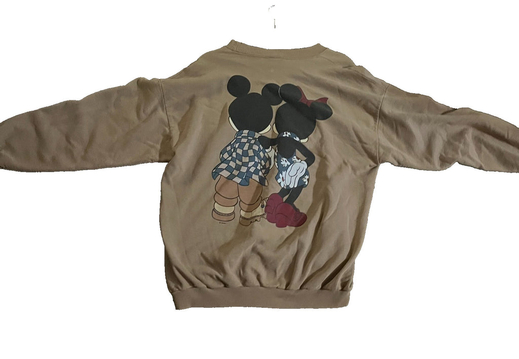 Vintage Mickey Minnie Mouse 90's Disney Graphic Crewneck Sweatshirt–Double Side