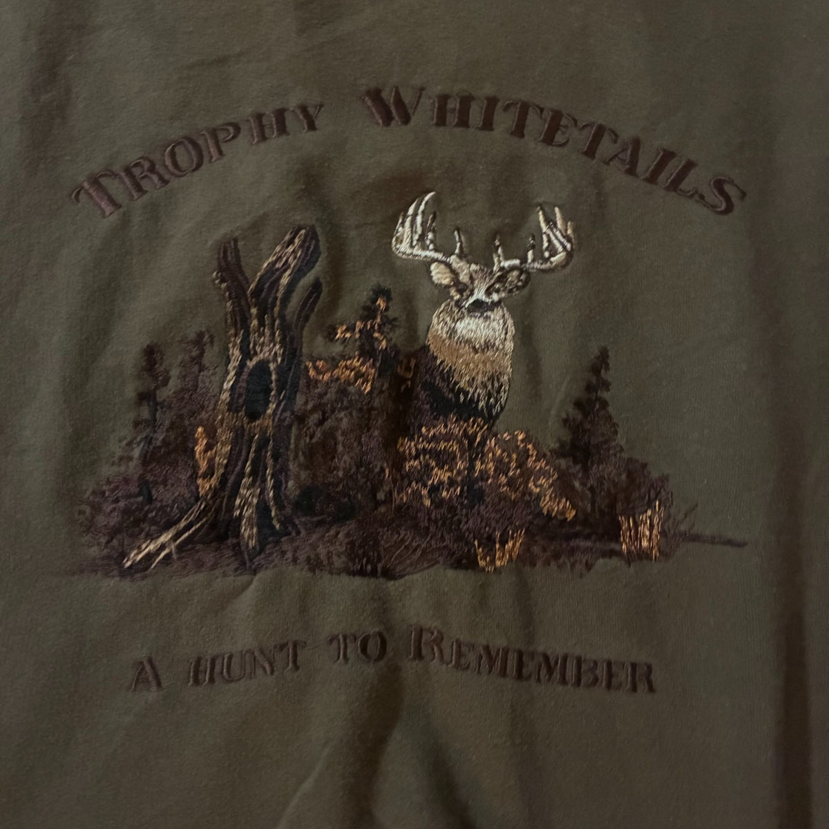 Vintage 90s Outdoor Life Trophy Whitetails Sweatshirt 2XL Field Tested