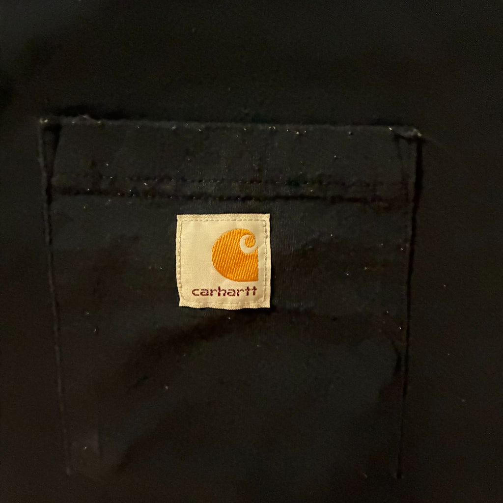 Carhartt K84 Henley T-Shirt Men’s Medium Loose Fit Heavyweight Pocket Workwear