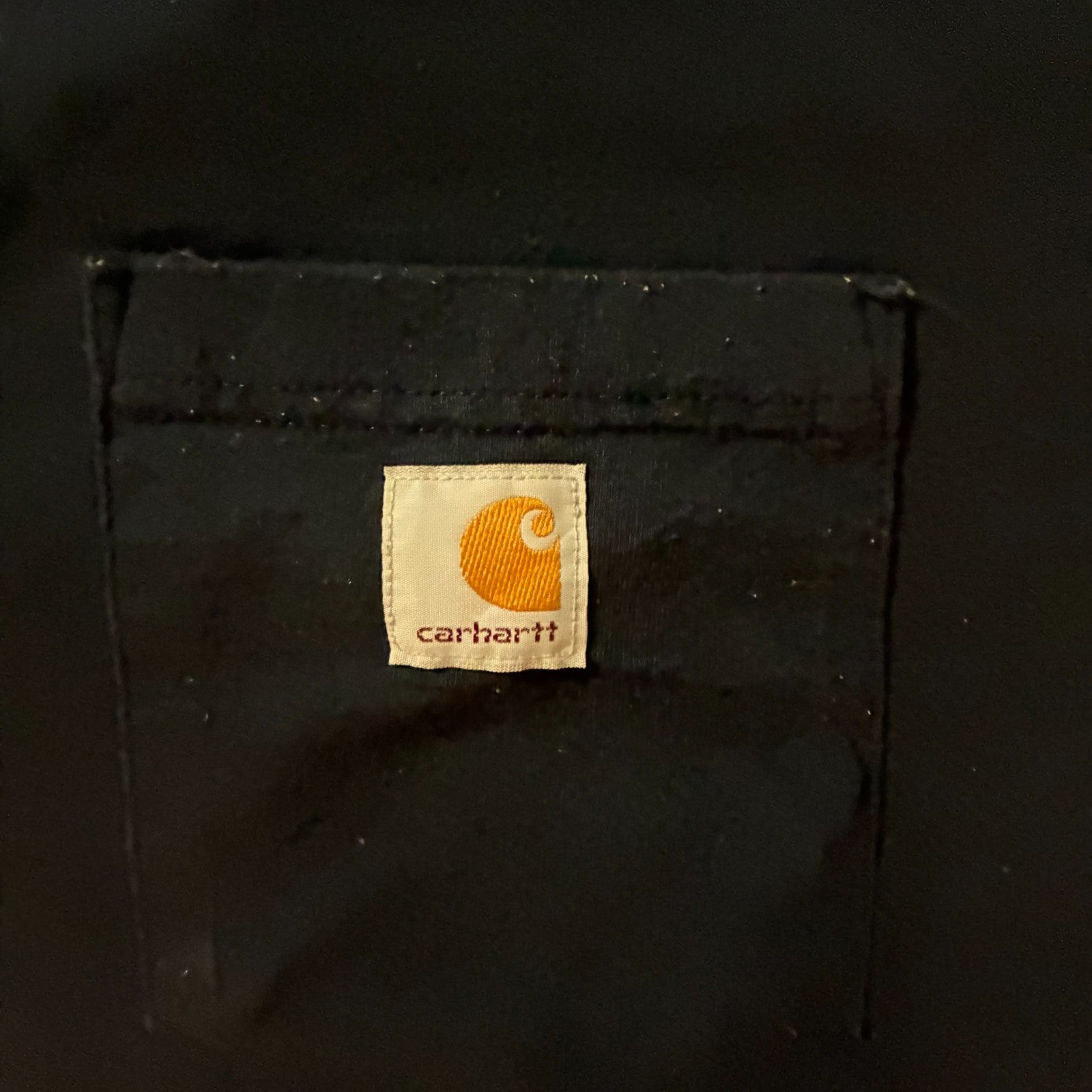 Carhartt K84 Henley T-Shirt Men’s Medium Loose Fit Heavyweight Pocket Workwear
