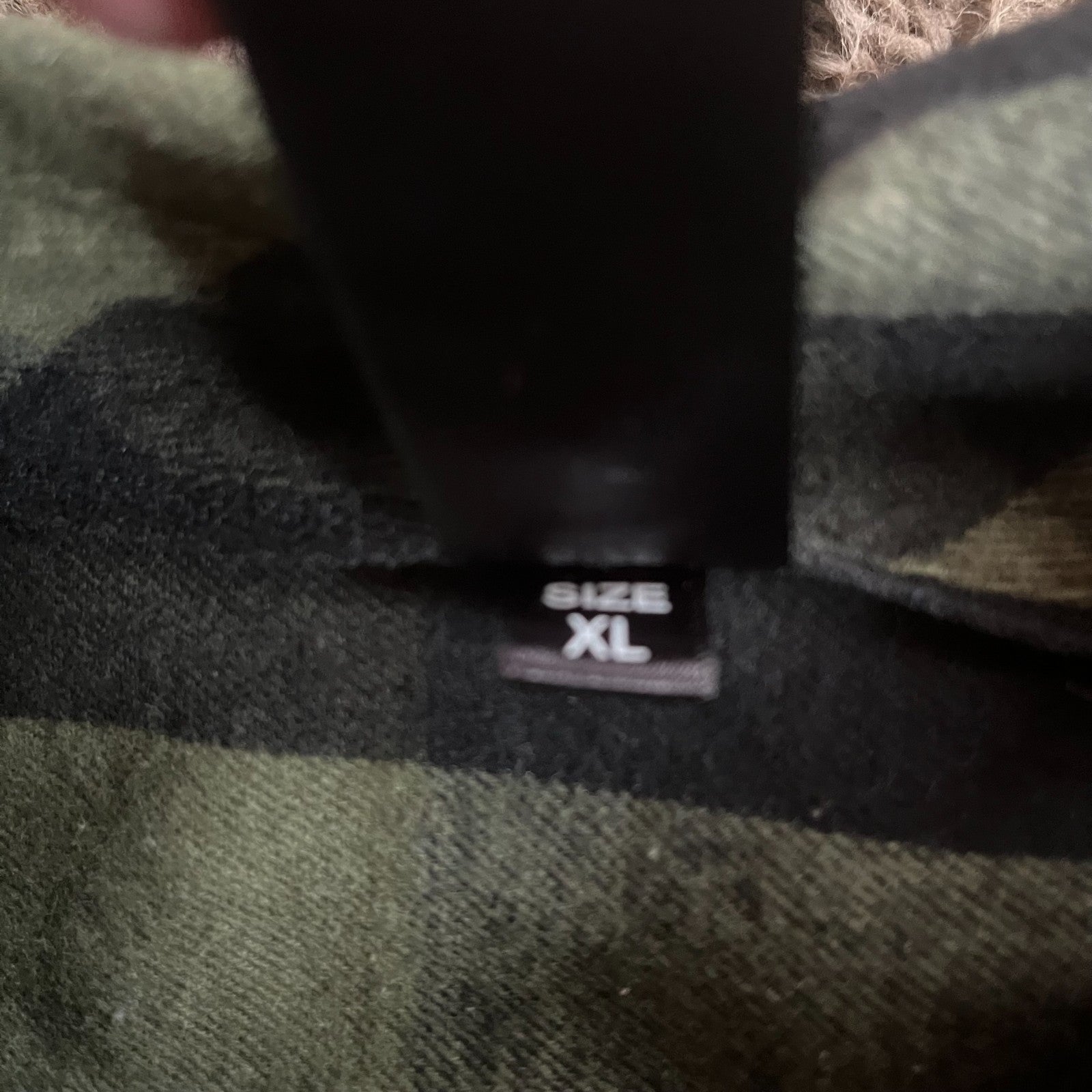 Burnside Flannel Shirt XL – Army Green/Black Plaid B8210