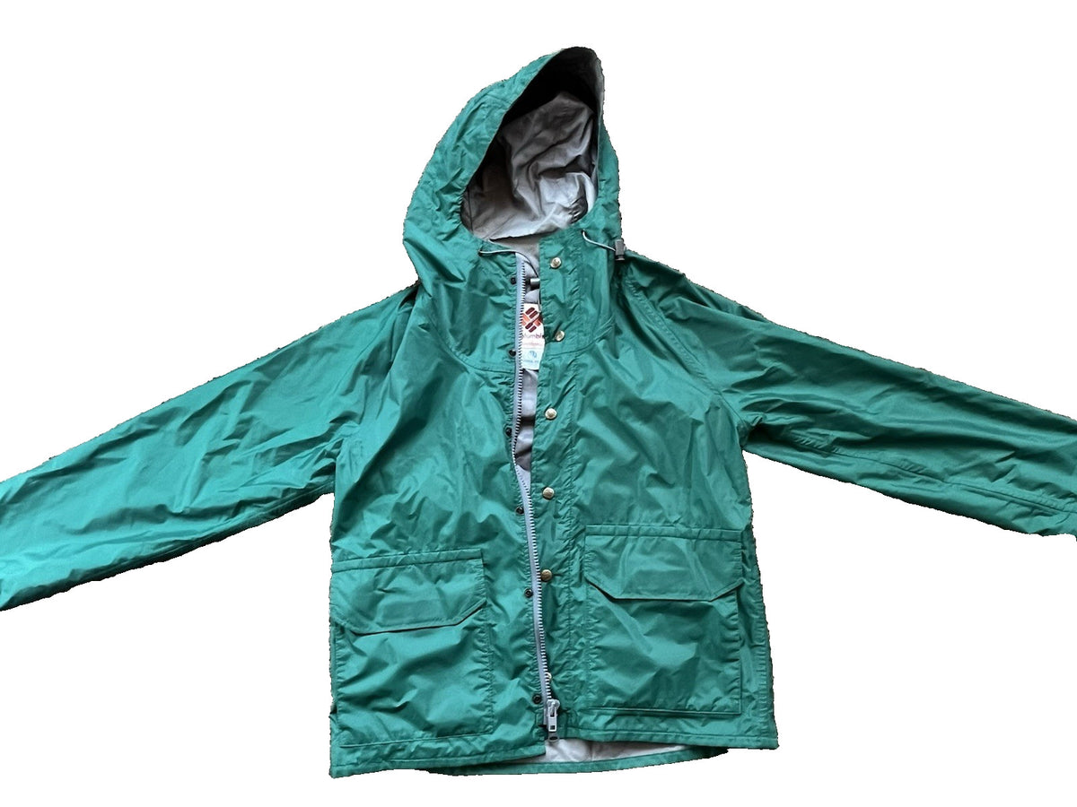 Columbia Goretex Vintage Brown Tag Hooded Jacket Made In USA Size M