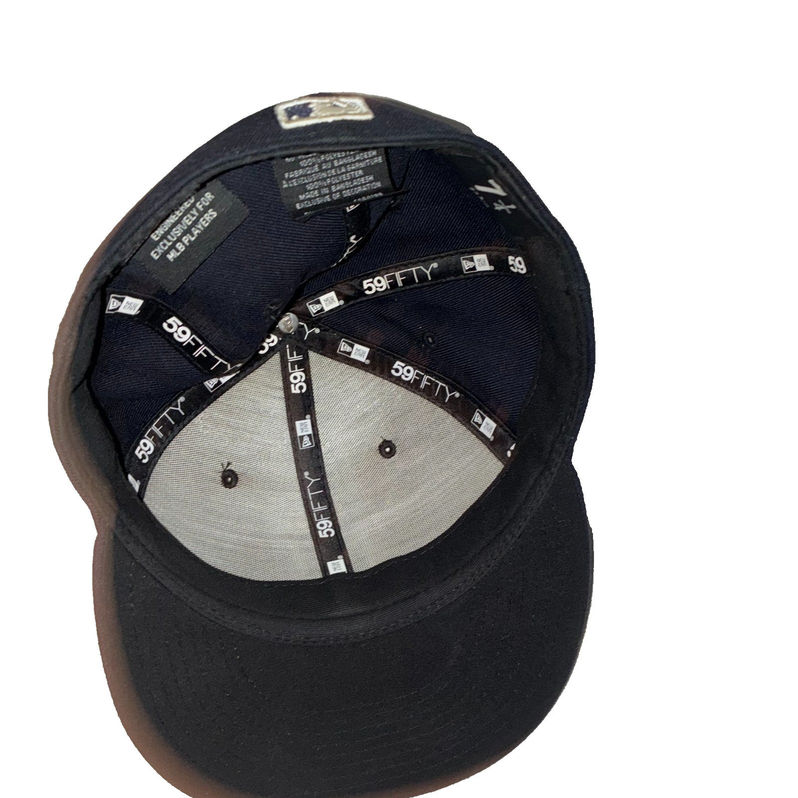 New Era 59FIFTY New York Yankees Fitted Hat Cap Size 7 1/4 – Black MLB
