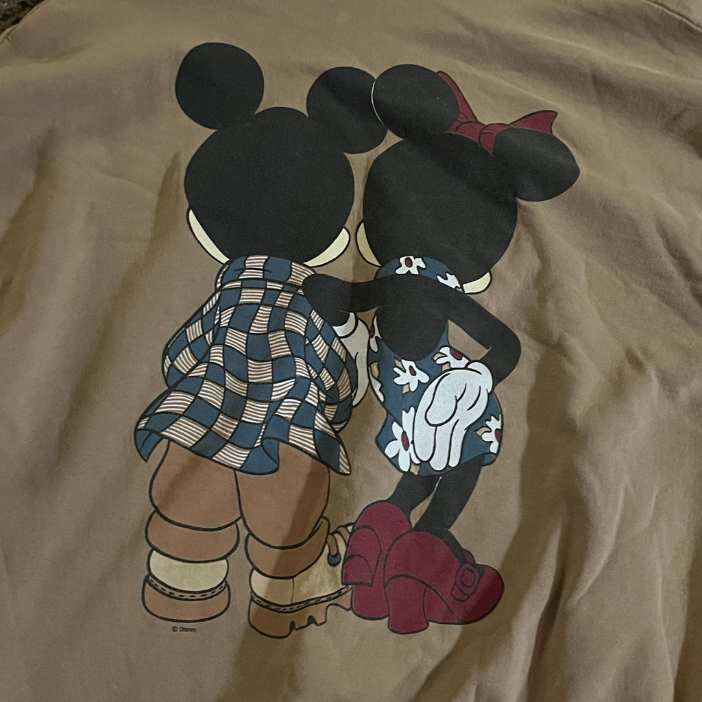 Vintage Mickey Minnie Mouse 90's Disney Graphic Crewneck Sweatshirt–Double Side