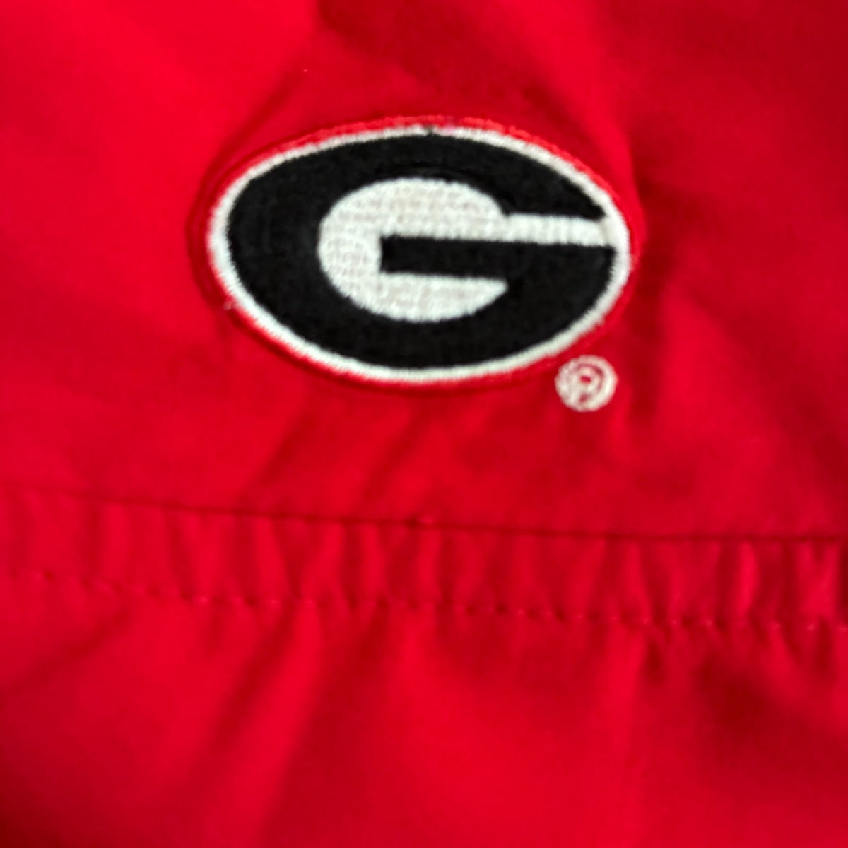 Vintage Georgia Bulldogs Nike Windbreaker NCAA UGA Red Black Jacket Small
